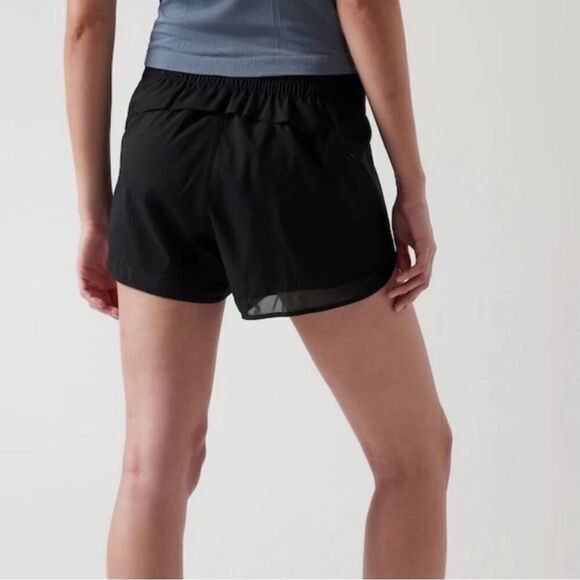 Athleta Mesh Racer Run Short 4" - Picture 4 of 7